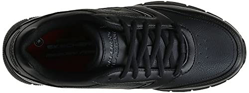 Skechers Men's Nampa Food Service Shoe, Black, 13