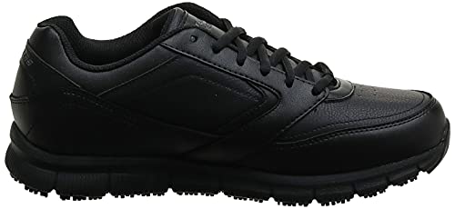 Skechers Men's Nampa Food Service Shoe, Black, 13