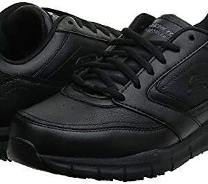 Skechers Men's Nampa Food Service Shoe, Black, 13