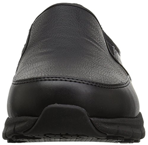 Skechers Men's Nampa-Groton Food Service Shoe, Black, 12 Wide