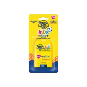 banana boat kids sport broad spectrum sunscreen stick with spf 50, 0.5 ounce