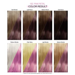 Adore Semi Permanent Hair Color - Vegan and Cruelty-Free Hair Dye - 4 Fl Oz - 192 Pink Petal (Pack of 2)