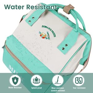 ZOMAKE 15.6 Inch Travel Laptop Backpack for Women Men - Anti Theft Water Resistant Bag Daypack - Computer Bag Business Work Cute Backpacks(Candy)