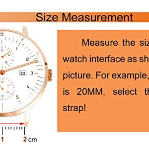 22mm Universal Two Tone Smart Watch Band Strap Solid 304 Stainless Steel in Silver and Gold Curved End