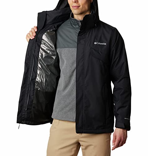 Columbia Men's Bugaboo II Fleece Interchange Jacket, Black, Large