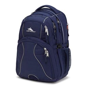 high sierra swerve laptop backpack, true navy, one size