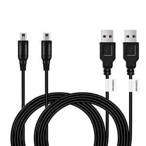 2 pack 8ft nintendo 3ds usb charger cable, play and charge power charging cord for nintendo new 3ds xl/ new 3ds/ 3ds xl/ 3ds/ new 2ds xl/ new 2ds/ 2ds xl/ 2ds/ dsi/ dsi xl