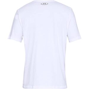 Under Armour mens Team Issue Wordmark Short-sleeve T-shirt , White (100)/Black , XX-Large