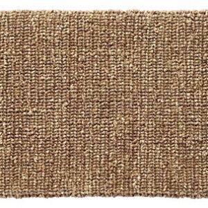 HF by LT Sophia Braided Seagrass and Jute Doormat, 18 x 30 inches, Durable and Sustainable Handwoven Seagrass and Jute, Static Free, Beige