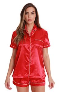 just love 6711-red-l shorts set for women