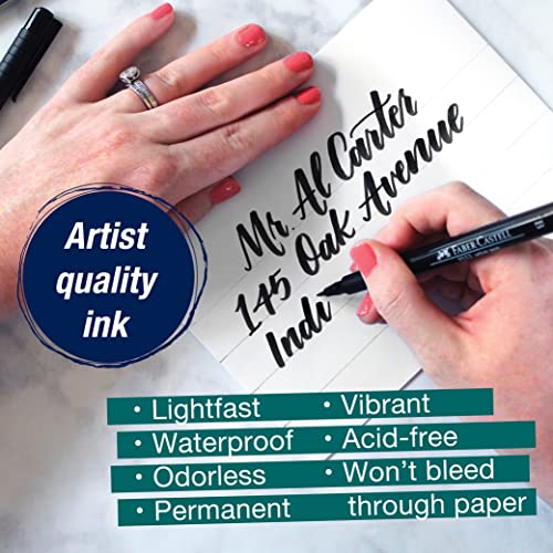 Faber-Castell Modern Calligraphy Kit - Lettering and Calligraphy Crafts for Adults with Pitt Artist Pens