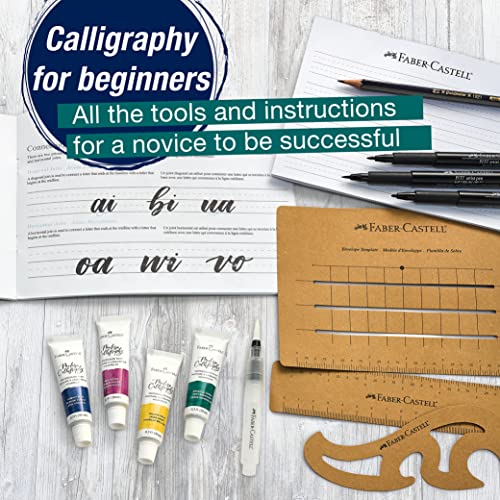 Faber-Castell Modern Calligraphy Kit - Lettering and Calligraphy Crafts for Adults with Pitt Artist Pens