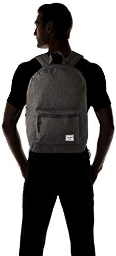 Herschel Settlement Backpack, Black Crosshatch/Black, Classic 23.0L