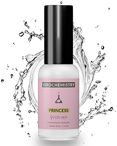 Pheromones For Women (Princess) - Elegant, Ultra Strength Organic Fragrance Body Perfume Spray (1 Fl. Oz Spray) (Human Grade Pheromones to Attract Men)