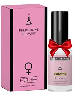 pheromones for women (princess) - elegant, ultra strength organic fragrance body perfume spray (1 fl. oz spray) (human grade pheromones to attract men)