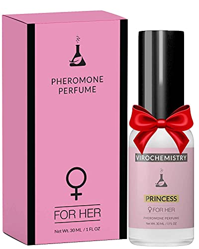 Pheromones For Women (Princess) - Elegant, Ultra Strength Organic Fragrance Body Perfume Spray (1 Fl. Oz Spray) (Human Grade Pheromones to Attract Men)