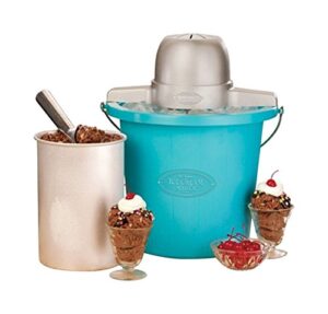 ice cream maker 4qt blue