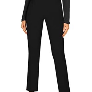 Hybrid Womens Business Millennium Slim Bootcut Skinny Pants P44972BL Black XL