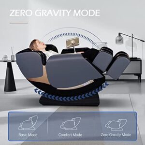 Real Relax Massage Chair, Full Body Zero Gravity Massage Chair with Dual-core S Track LCD Remote Bluetooth Heating, Favor-04 ADV