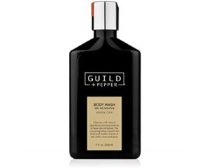 gilchrist & soames guild + pepper body wash and shower gel - 9oz - natural, essential oils, all skin types, zero parabens, sulfates, and phthalates