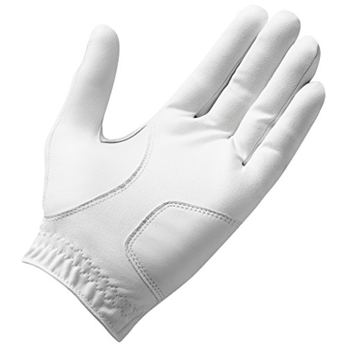 TaylorMade Stratus Tech Glove 2-Pack (White, Left Hand, Large), White(Large, Worn on Left Hand)