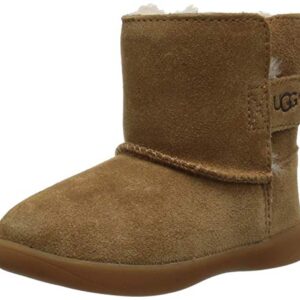 UGG unisex child Keelan Ankle Boot, Chestnut, 8 Toddler US