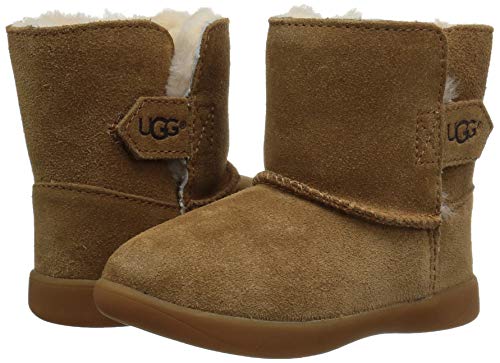 UGG unisex child Keelan Ankle Boot, Chestnut, 8 Toddler US