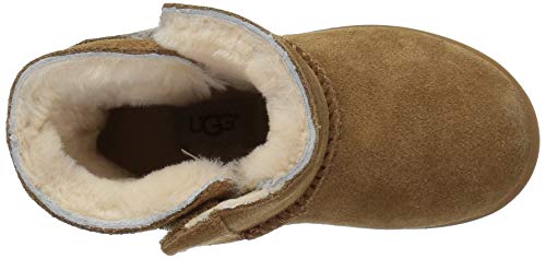 UGG unisex child Keelan Ankle Boot, Chestnut, 8 Toddler US