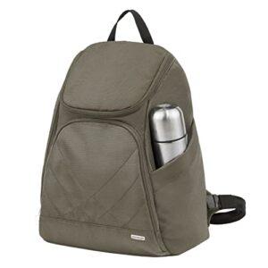 travelon anti theft classic backpack backpack, nutmeg