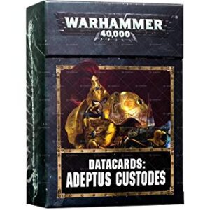 Games Workshop Datacards - Adeptus Custodes (2018 Edition)