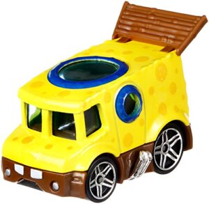 hot wheels spongebob vehicle, 1:64 scale