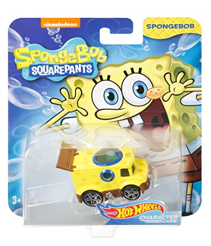 Hot Wheels Spongebob Vehicle, 1:64 Scale