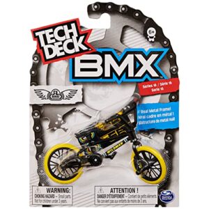 Tech Deck BMX Finger Bike Series 12-Replica Bike Real Metal Frame, Moveable Parts for Flick Tricks Games (Styles Vary)