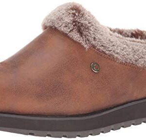 Skechers Women's Keepsakes-R E M Faux Fur Lined Shootie with Memory Foam Slipper, Brown, 9