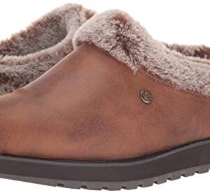 Skechers Women's Keepsakes-R E M Faux Fur Lined Shootie with Memory Foam Slipper, Brown, 9