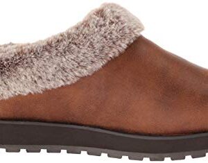 Skechers Women's Keepsakes-R E M Faux Fur Lined Shootie with Memory Foam Slipper, Brown, 9