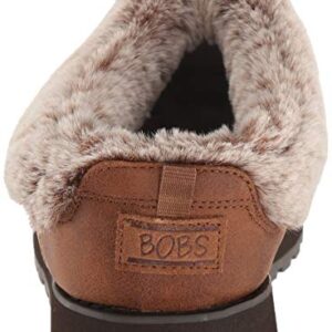 Skechers Women's Keepsakes-R E M Faux Fur Lined Shootie with Memory Foam Slipper, Brown, 9