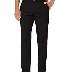 Lee Men's Extreme Motion Canvas Cargo Pant Black 42W x 30L