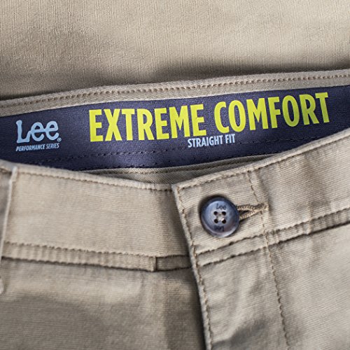 Lee Men's Extreme Motion Canvas Cargo Pant Black 36W x 30L