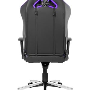 AKRacing Masters Series Max Gaming Chair with Wide Flat Seat, 400 Lbs Weight Limit, Rocker and Seat Height Adjustment Mechanisms - Indigo