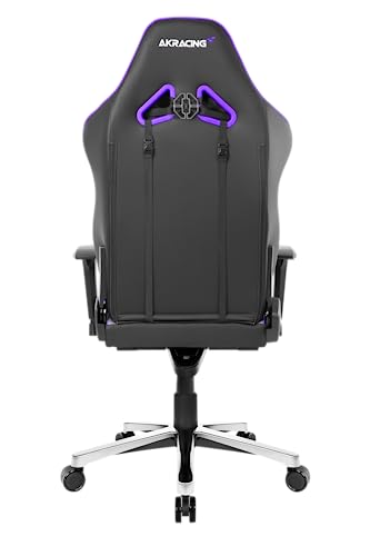 AKRacing Masters Series Max Gaming Chair with Wide Flat Seat, 400 Lbs Weight Limit, Rocker and Seat Height Adjustment Mechanisms - Indigo