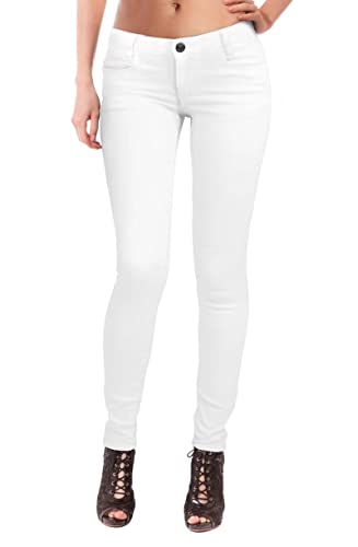 Women's Extreme Butt Lift Stretch Denim Jeans P46862SK White 5