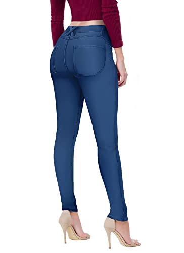 Women's Extreme Butt Lift Stretch Denim Jeans P46862SK Dark WASH 11