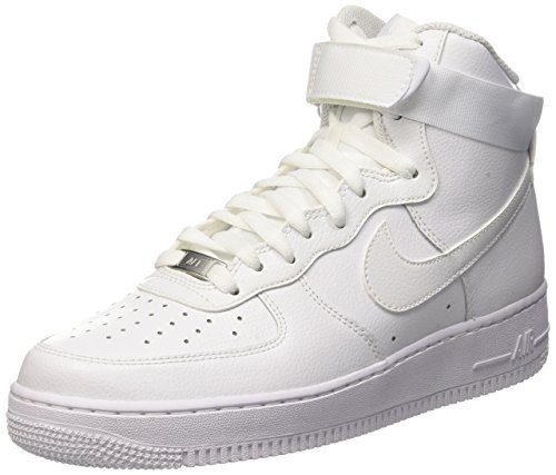 Nike Men's Air Force 1 High '07 White/White Basketball Shoe 10 Men US