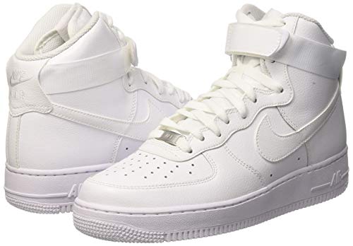 Nike Men's Air Force 1 High '07 White/White Basketball Shoe 10 Men US
