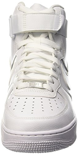 Nike Men's Air Force 1 High '07 White/White Basketball Shoe 10 Men US