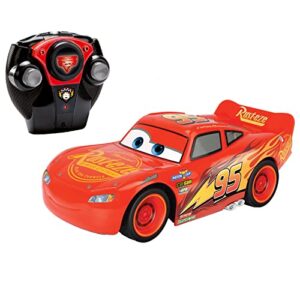 dickie toys jada toys disney pixar cars 1:24 lightning mcqueen rc remote control car 2.4 ghz, toys for kids and adults, colourful (203084018)