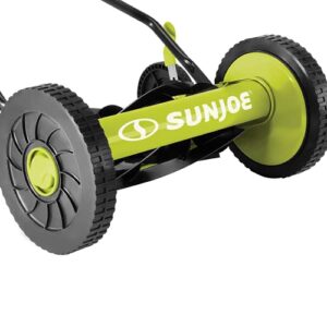 Sun Joe MJ503M 14-Inch Quad Wheel 9-Position Manual Reel Mower