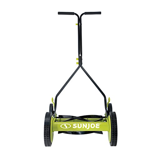 Sun Joe MJ503M 14-Inch Quad Wheel 9-Position Manual Reel Mower