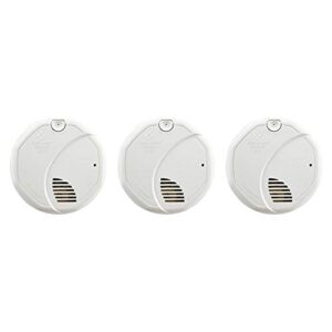 first alert brk 3120b-3 hardwired smoke detector with photoelectric and ionization with battery backup, 3-pack